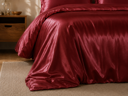 Grazamar Modal & Silk 4-Piece Duvet Cover Set