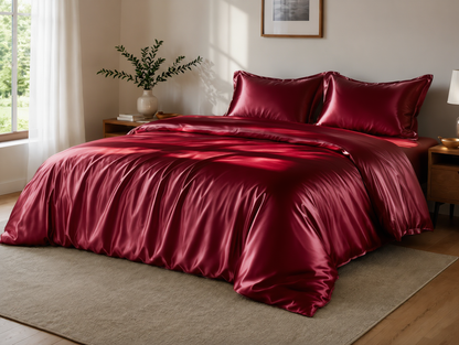 Grazamar Modal & Silk 3-Piece Duvet Cover Set
