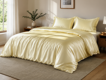 Grazamar Modal & Silk 3-Piece Duvet Cover Set