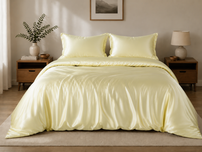 Grazamar Modal & Silk 3-Piece Duvet Cover Set
