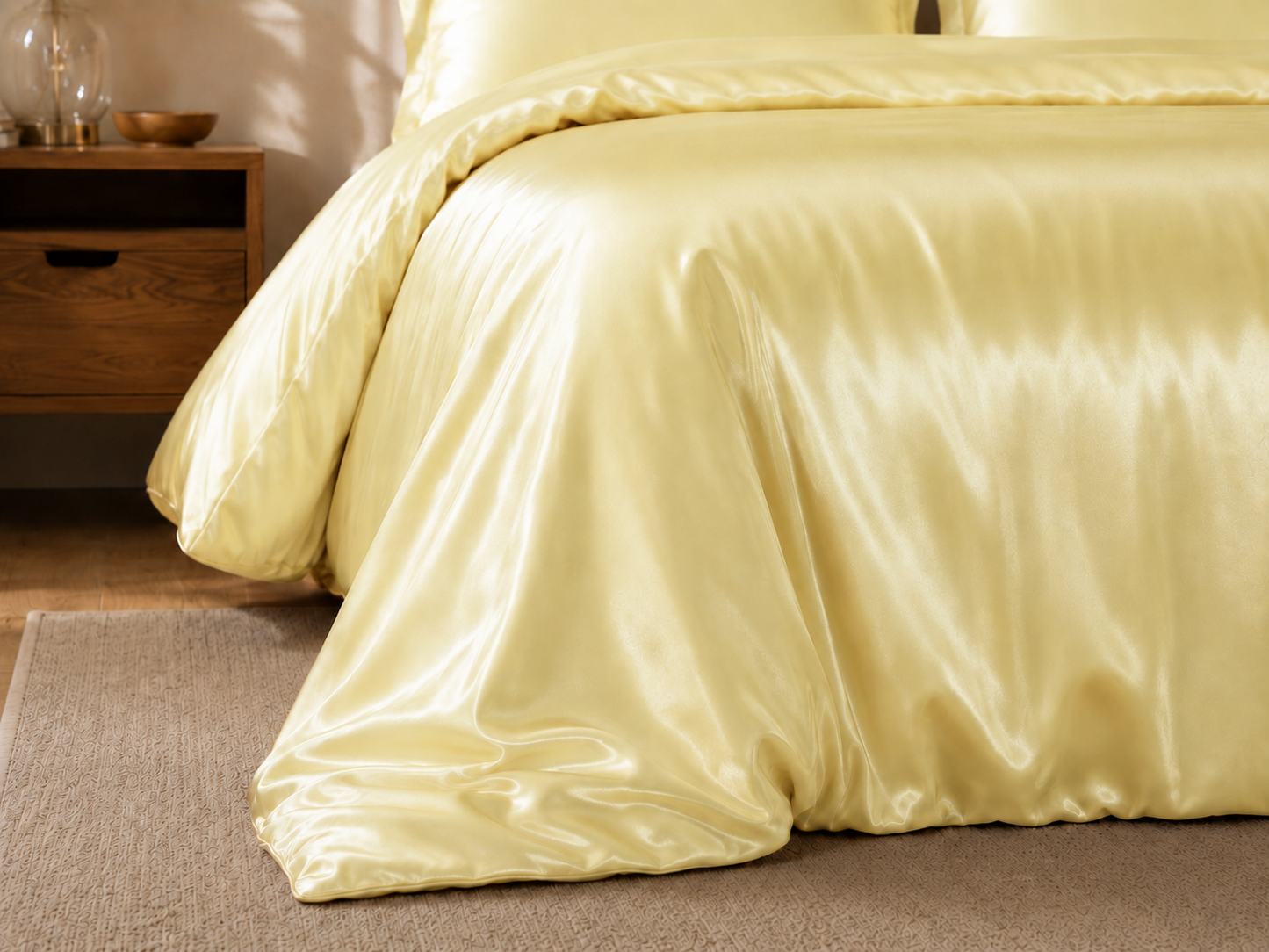 Grazamar Modal & Silk 4-Piece Duvet Cover Set