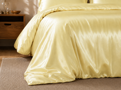 Grazamar Modal & Silk 4-Piece Duvet Cover Set