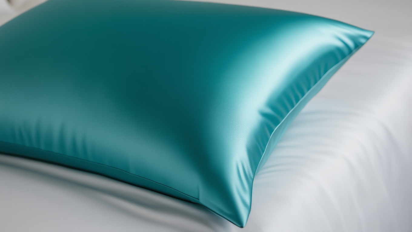 moonlight blue pillow on a bed